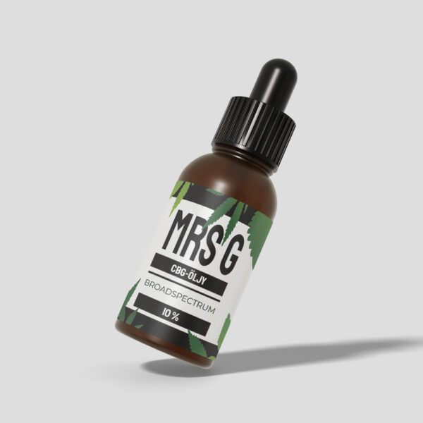 CBG öljy 10% CBD öljyt Mrs Greengrass